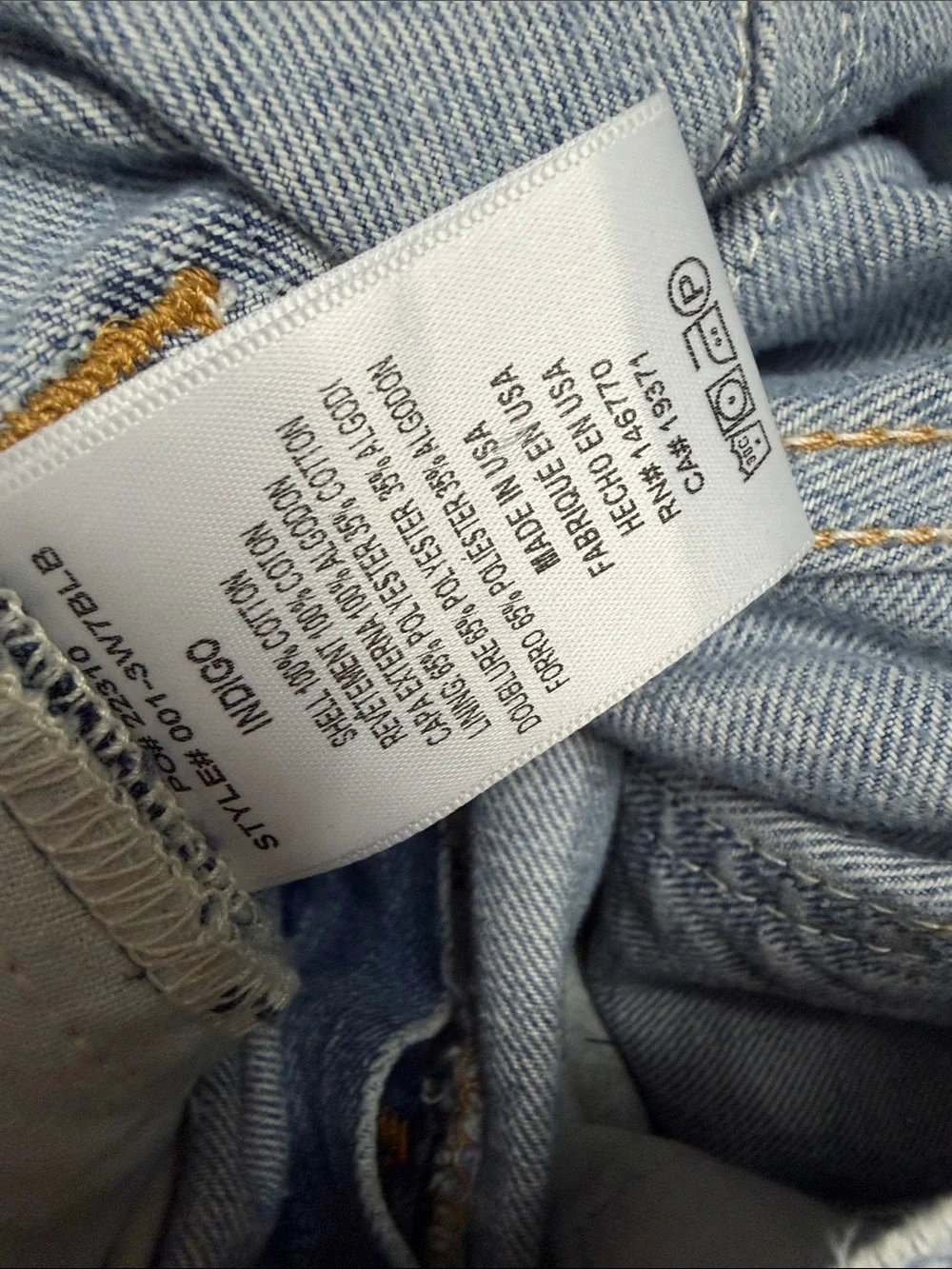 Re/Done x Levi's Patchwork Bell Bottom 60s 70s Hippie Flare Jeans 26 - Picture 6 of 12